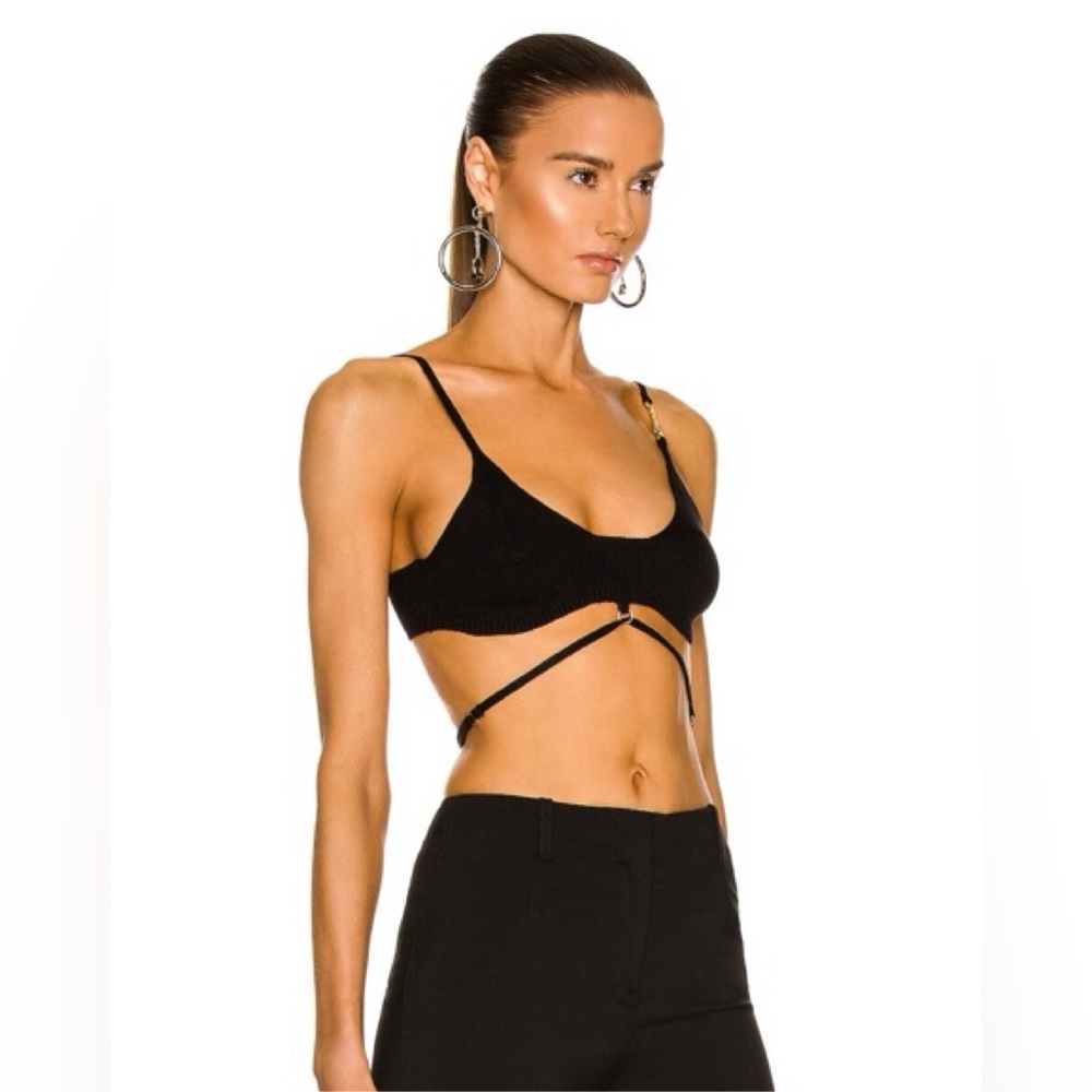 Jacquemus Black Strappy Tank Top